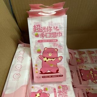 Khăn Ướt Bỏ Túi Mini (8 Gói Nhỏ/1 Bịch) - ( Thùng 48 ) (cái)