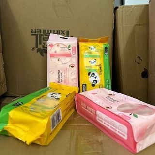 Khăn Ướt Bỏ Túi Mini (8 Gói Nhỏ/1 Bịch) - ( Thùng 48 ) (cái)