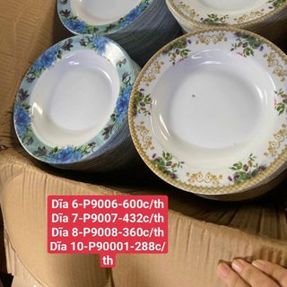 Đĩa nhựa 7 tròn sâu mica thùng 432