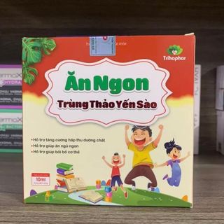 Hỗ trợ bồi bổ cơ thể, hấp thu dưỡng chất [Ăn ngon trùng thảo yến sào] - H/20 ống x10ml