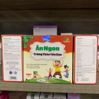 Hỗ trợ bồi bổ cơ thể, hấp thu dưỡng chất [Ăn ngon trùng thảo yến sào] - H/20 ống x10ml