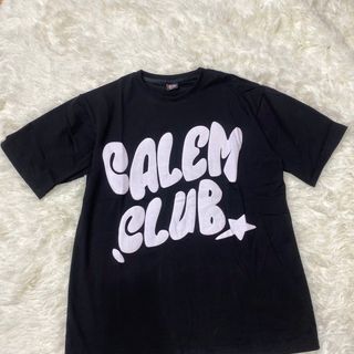 Áo thun  CALEM form rộng hình in nổi thời trang nam, nữ Cổ Tròn