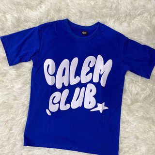Áo thun  CALEM form rộng hình in nổi thời trang nam, nữ Cổ Tròn