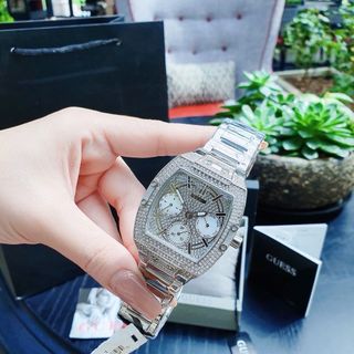 ĐỒNG HỒ NỮ CAO CẤP GUEZ MẶT HỘT CHỮ NHẬT