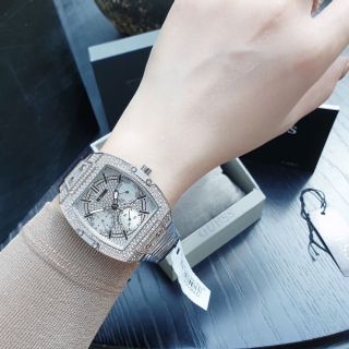 ĐỒNG HỒ NỮ CAO CẤP GUEZ MẶT HỘT CHỮ NHẬT