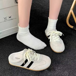 GIÀY SỤC NỮ 2 SỌC MIRA DA LỘN SIÊU NHẸ, MÀU CỰC XINH - PIPI STORE