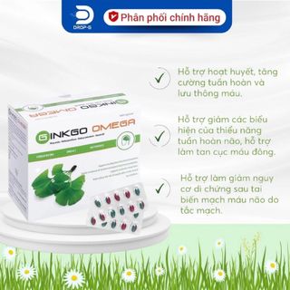 Viên uống hỗ trợ hoạt huyết [Ginkgo Omega] - H/100 viên