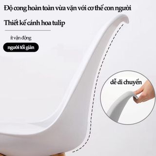 GHẾ NHỰA CHÂN GỖ
