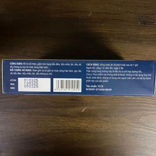 Viên uống hỗ trợ bổ thận [Viên tiểu đêm an niệu đan] - H/30 viên