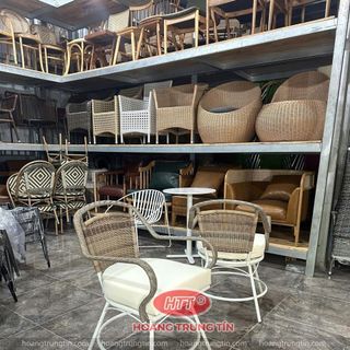 Ghế mây nhựa Decor theo yêu cầu