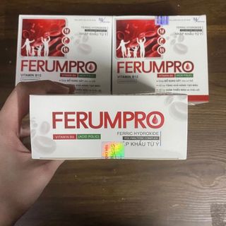 Siro Bổ sung sắt [Ferum Pro] -H/20 ống ferumpro