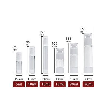 Chai xịt phun sương dạng nhấn, lọ chiết mỹ phẩm, tinh dầu, dung dịch sát khuẩn trong suốt