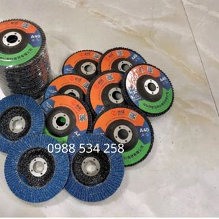 Nhám Xếp Xanh, Nâu, Đen Nắp Lưới A40 A60 A80 A120 A140 A150 A180 A240- Ø100x16mm Giá Sỉ Thùng