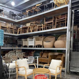 Sofa gổ nệm cafe giá rẻ sofa tay cong gổ cao su