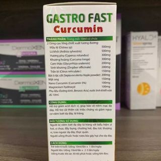 Viên hỗ trợ giảm đau, viêm loét dạ dày [Trihaphar Gastro Fast Curcumin] - H/20 gói