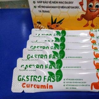 Viên hỗ trợ giảm đau, viêm loét dạ dày [Trihaphar Gastro Fast Curcumin] - H/20 gói