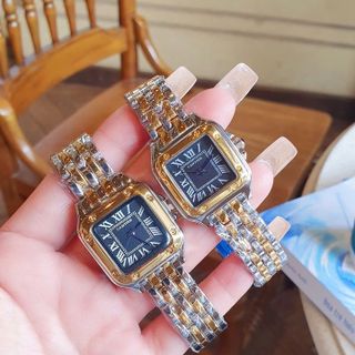SALE BỎ MẪU ĐỒNG HỒ NỮ TRUNG CẤP CATIƠ MẶT VUÔNG KHOÁ BƯỚM
