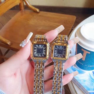 SALE BỎ MẪU ĐỒNG HỒ NỮ TRUNG CẤP CATIƠ MẶT VUÔNG KHOÁ BƯỚM