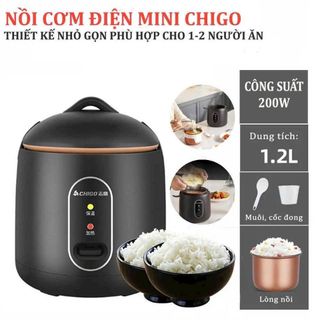 NỒI CƠM ĐIỆN MINI CHIGO 1.2L