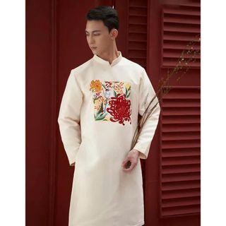 sỉ buôn áo dài cách tân nam - xưởng may áo dài Hoàng Mai