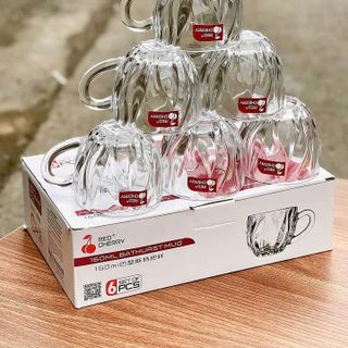 BỘ 6 LY THỦY TINH 160ML CAO CẤP ZB44A