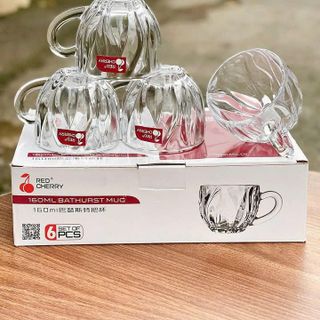 BỘ 6 LY THỦY TINH 160ML CAO CẤP ZB44A
