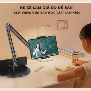 GIÁ ĐỠ KẸP IPAD ĐẦU GIƯỜNG ĐỂ BÀN CAO CẤP