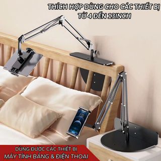 GIÁ ĐỠ KẸP IPAD ĐẦU GIƯỜNG ĐỂ BÀN CAO CẤP