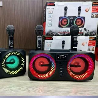 LOA HÁT KARAOKE SD218 - 2 MICRO