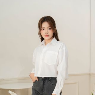 Áo sơ mi crop-top