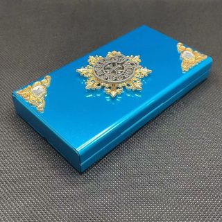 Hộp đựng thuốc lá bông đính đá nắp trượt hợp kim . hộp mỏng, dày , vừa ( HÀNG GIÁ TẬN XƯỞNG )