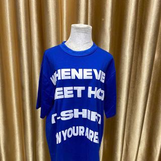 Áo Thun Nam Nữ Cổ Tròn Chất Liệu Cotton In Nổi WHENEVER