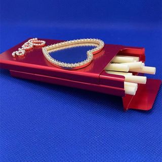Hộp đựng thuốc lá nắp trượt giương đính đá ,  hộp mỏng ( HÀNG GIÁ TẬN XƯỞNG )
