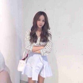 Áo somi cổ V