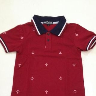 polo họa tiết mỏ neo, 1ri 7 cái