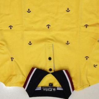 polo Họa tiết mỏ neo-Vàng, 1 ri 7 cái