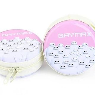 bóp thiếc mini Bay Max đựng tiền, tai nghe cáp sạc