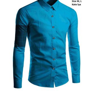 M716 - ÁO SƠ MI NAM TAY SỌC CARO (33 - TAY PHẢI)
