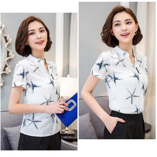 Áo Sơ Mi Tay Ngắn Sao Biển Sale 85.000đ
