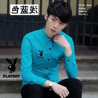 M720 - ÁO SƠ MI NAM PLAYBOY (35 - NGỰC PHẢI)