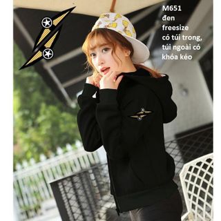 M651 - ÁO KHOÁC NỮ CÓ NÓN CÁNH CHIM