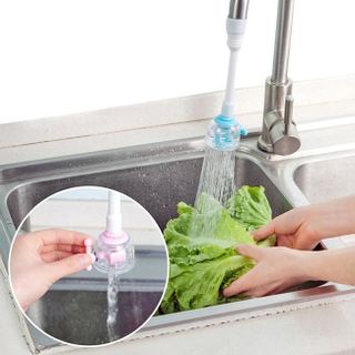 Vòi nước trong suốt xoay 360 độ tiện lợi nước trong suốt xoa...