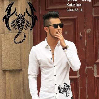 M732 - ÁO SƠ MI NAM BỌ CẠP ( 40 - TÀ TRÁI)