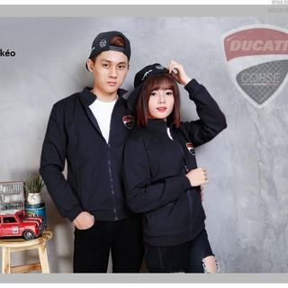 M765 - ÁO KHOÁC CẶP KAKI CỔ ĐỨNG LOGO DUCATI