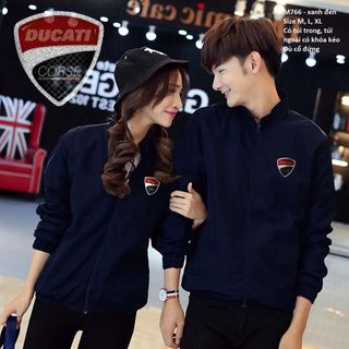 M766 - ÁO KHOÁC CẶP DÙ CỔ ĐỨNG LOGO DUCATI