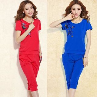 Bộ đồ hoa anh đào size M, L - TP830 - Sale 85.000đ