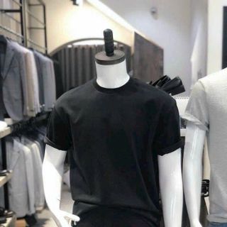 ÁO THUN TRƠN ĐEN TRẮNG BASIC NAM NỮ CỔ TRÒN BAO MỊN