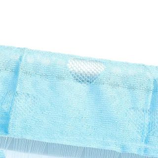 Rèm cửa trái tim Vina 1m x 2m cho nhà thêm xinh - xanh biển