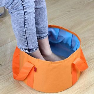 Túi lớn ngâm chân couple thư giãn sau ngày mệt mỏi - cam