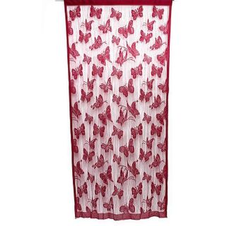 Rèm cửa hình bướm Vina 1m x 2m cho nhà thêm xinh - màu mận